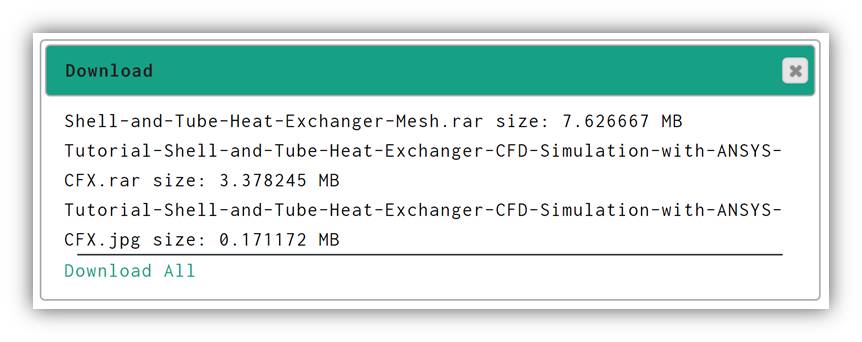 FetchCFD File Attachment Window