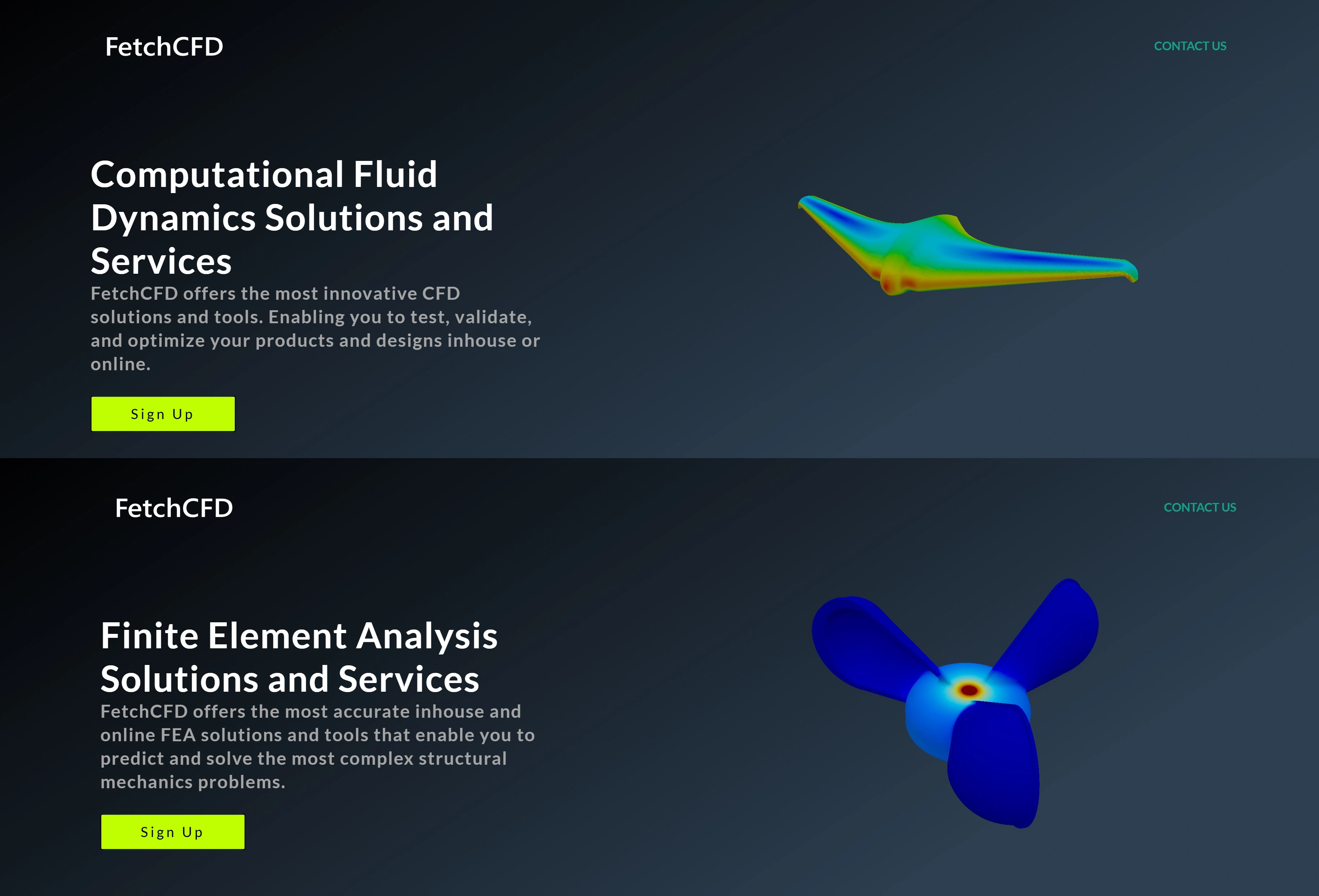 Engineering simulation solutions on FetchCFD