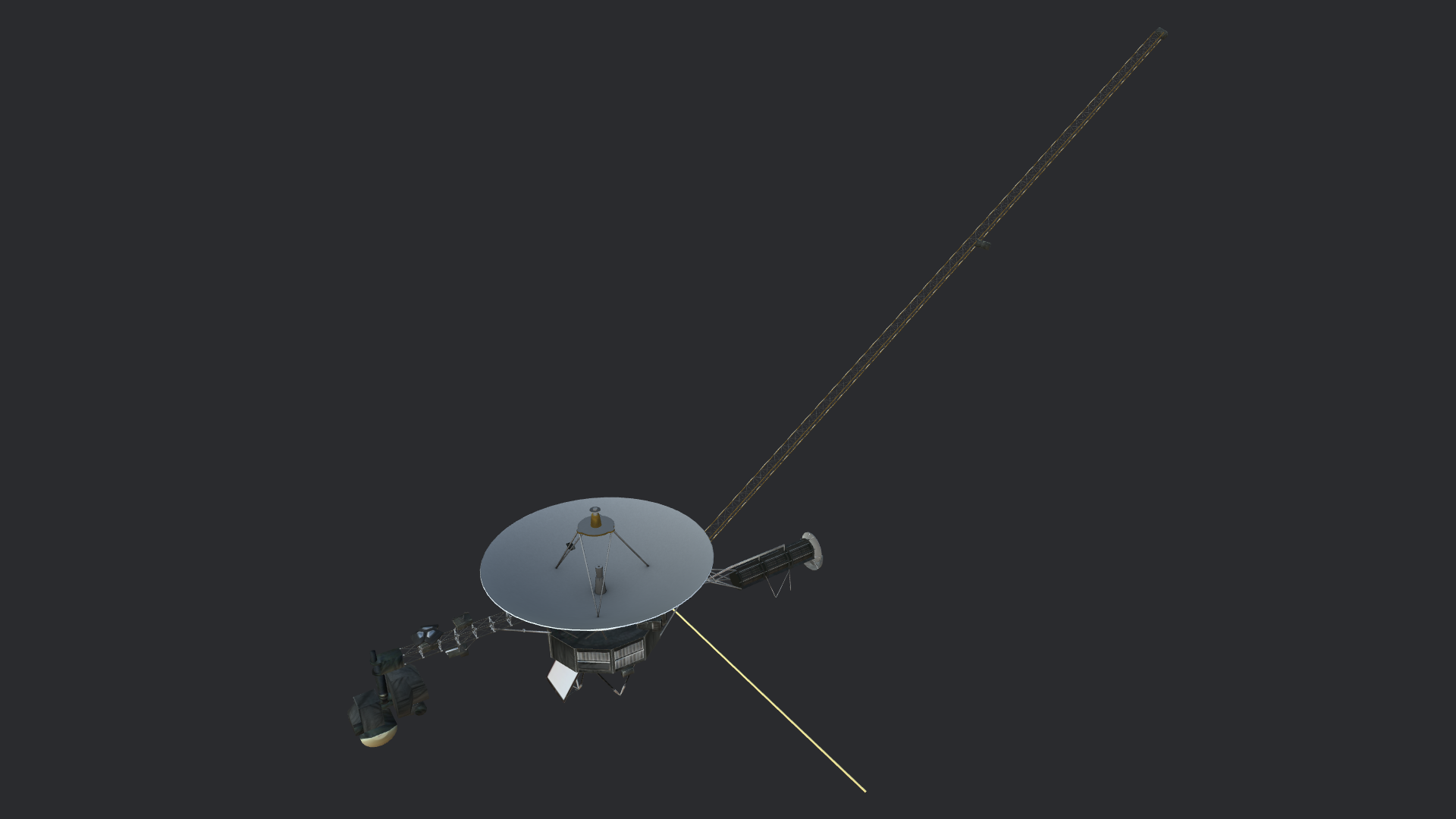 3D Model of a Voyager 1 3D model